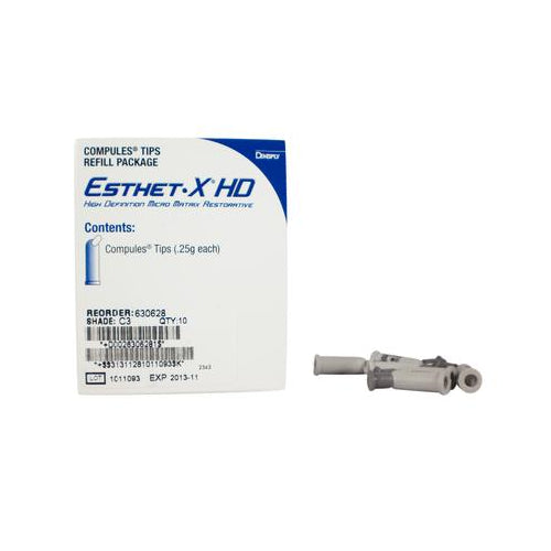 Dentsply Caulk 630628 Esthet-X HD Micro Matrix Universal Restorative Compules 10/Pk C3 0.25 Gm Dentsply Caulk 630628 Esthet-X HD Micro Matrix Universal Restorative Compules 10/Pk C3 0.25 Gm